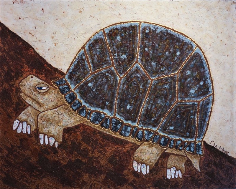 左上にねぎの付けた足跡がいくつか