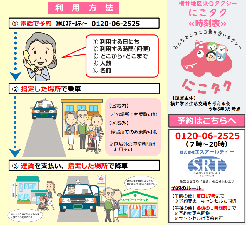 にこタクの利用イメージ　提供：岡山市