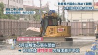 旧香川県立体育館解体工事の様子　高松市福岡町　6月25日