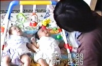夫・多聞さん（左）と妻・実央さん＝「新婚さんいらっしゃい！」ⓒABCテレビ