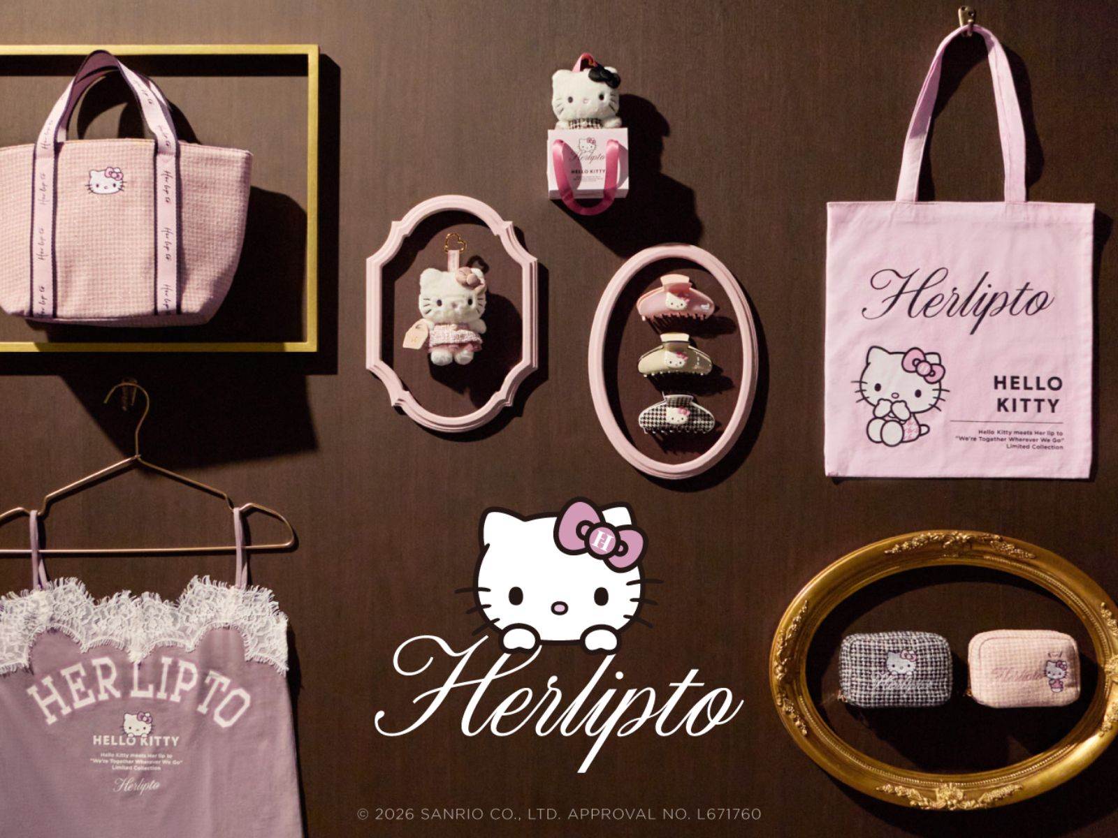 HKってキティだったのか！」Her lip to×ハローキティ初コラボにSNS沸騰