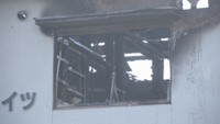 岡山市のアパートで火事　1人死亡　火元の部屋に住む90歳の女性と連絡取れず