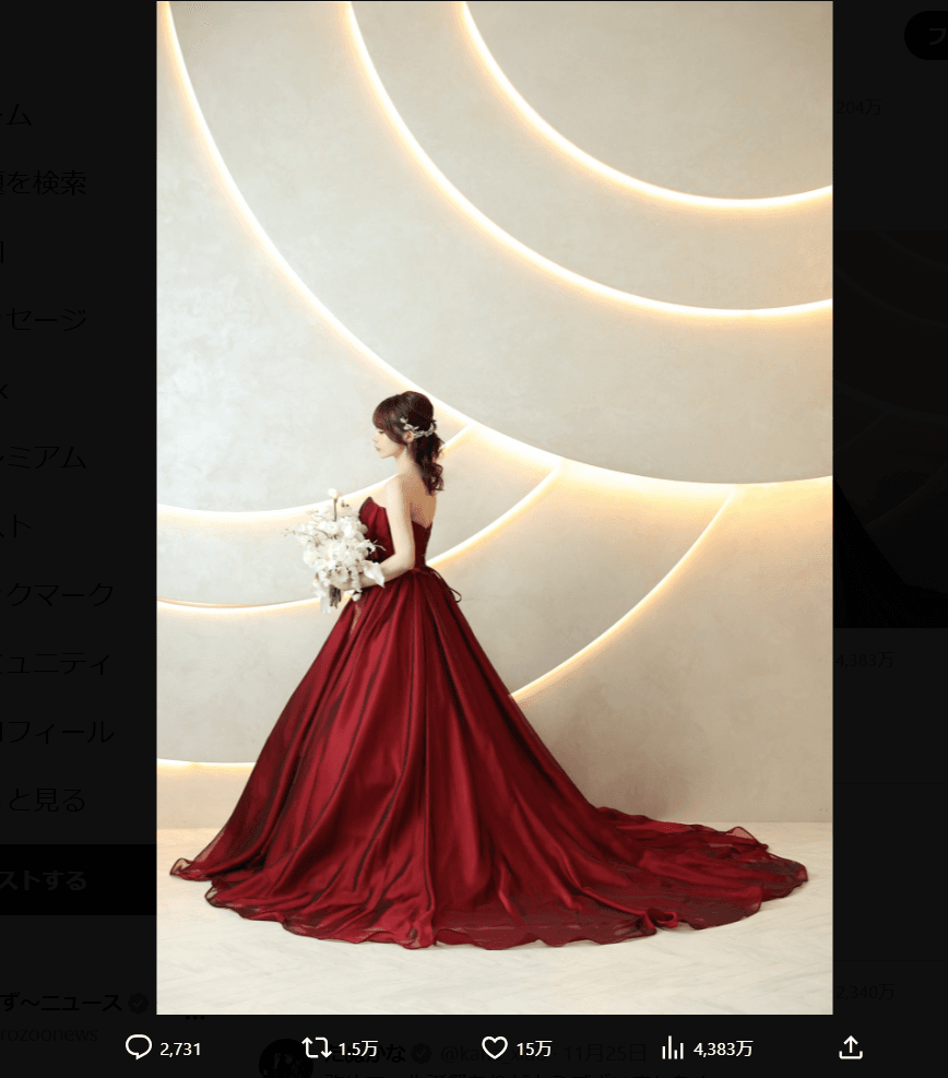 たぬかなのX（@kana_xiao）より