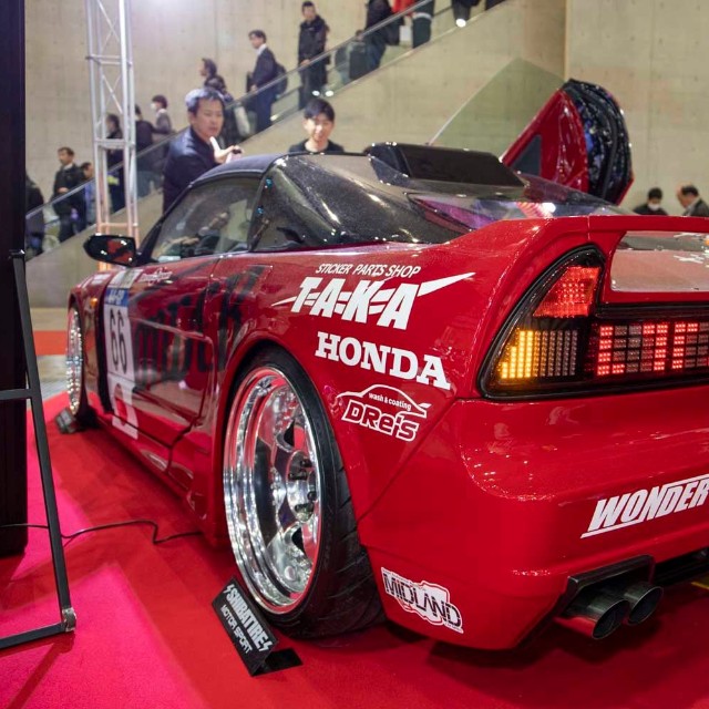 純正NSXのテールライトを加工してLED化。