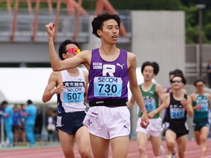 立教大・青木龍翔が2部1500m連覇　ラストイヤーの来年は「駅伝にも挑戦したい」