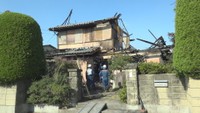 火事があった現場　岡山・南区西七区