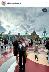 東原亜希さん「先日すっごく久しぶりに弾丸ユニバ行ってきた」（本人のインスタグラムから）