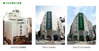「ハンズ渋谷店」看板の変遷。1978年9月開業時 →現在まで（リリースから）