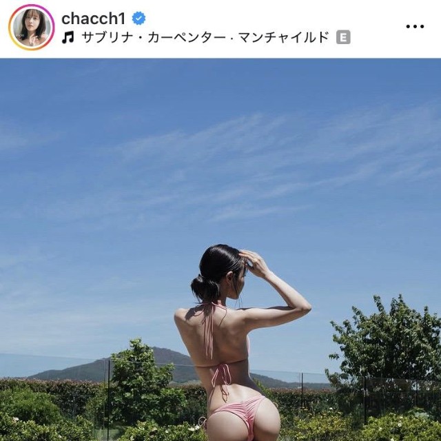 新田さちかインスタグラム＠chacch1より