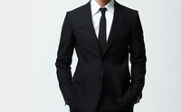 仕事用のスーツは「今風の略式喪服」になっています※画像はAIが作成したイメージです（buritora/stock.adobe.com）