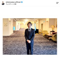 フリーアナウンサー清水健さんの公式インスタグラムから