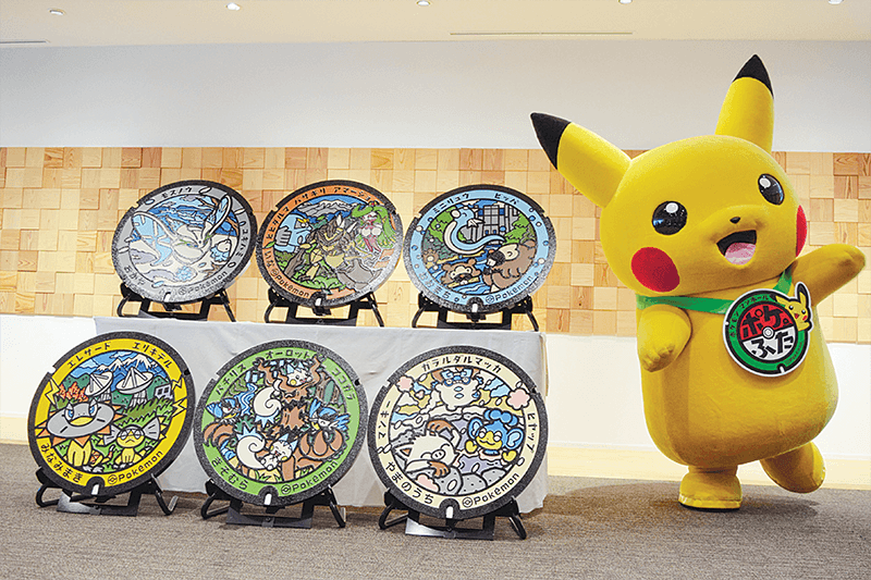 マンホールに「ポケふた」登場 ｜ 朝日小学生新聞 | 朝日中高生新聞