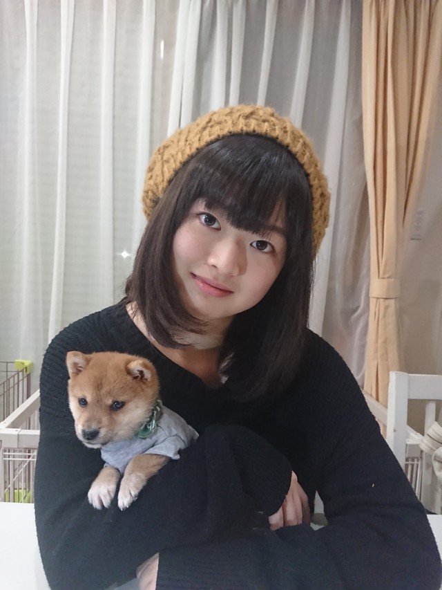 るびんちゃんたちの飼い主さんの娘さん、瑠果さん（提供写真）