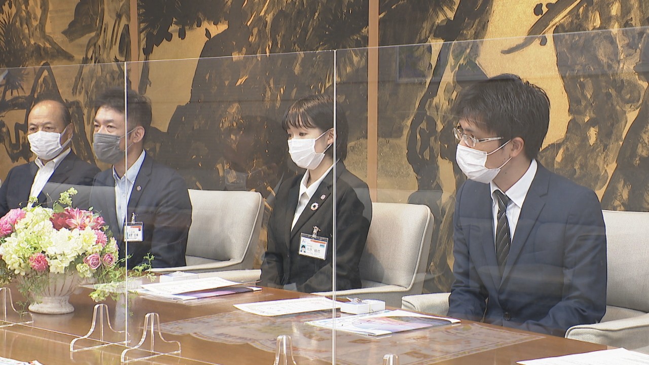 Jica海外協力隊として開発途上国へ 隊員が香川県知事に出発のあいさつ Ksbニュース Ksb瀬戸内海放送