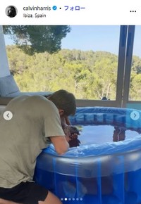 カルヴィン・ハリスのインスタグラム@calvinharrisより