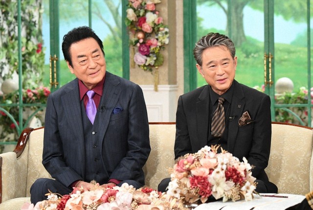 「徹子の部屋」に出演する（左から）高橋英樹、船越英一郎＝テレビ朝日提供