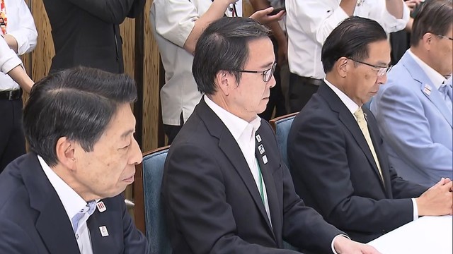 石破総理と知事の意見交換会　総理官邸・9日