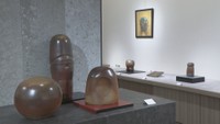 備前焼作家・藤原和さんの個展　オブジェや絵画など約60作品　天満屋岡山店