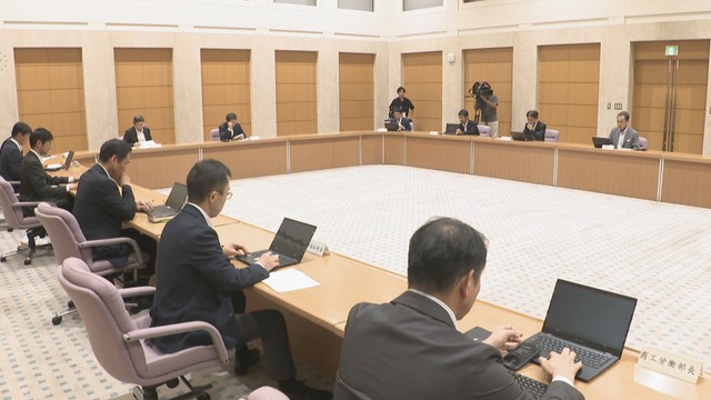 渇水対策本部会議　香川県庁