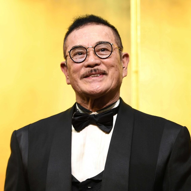 芸能生活60周年記念祝賀会での千葉真一さん。アクション俳優として国際的に活躍した（2019年撮影）