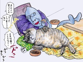 超リアルな猫マンガ「俺、つしま」　猫は実在、ネタも実話？