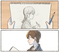 彼は彼女に励まされていた（前川わかばさん提供）