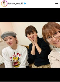 鈴木蘭々インスタグラム＠lanlan_suzukiより