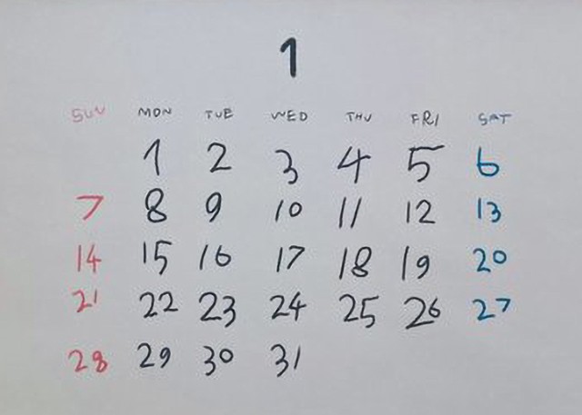 お母さんが特に気に入っている数字は「９」なのだそう（画像提供：たかしおさん ※画像を一部トリミングしています）