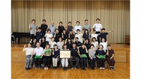 「学校給食優良学校等」を受賞した屋島小学校