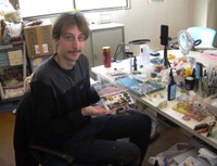 金沢市の工房へ「金沢美味しい作家」さんらとともに活動するコンタンさんの元へ取材（著者撮影）