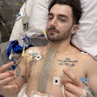 手術を受けた直後のダニエル･ニールソン氏