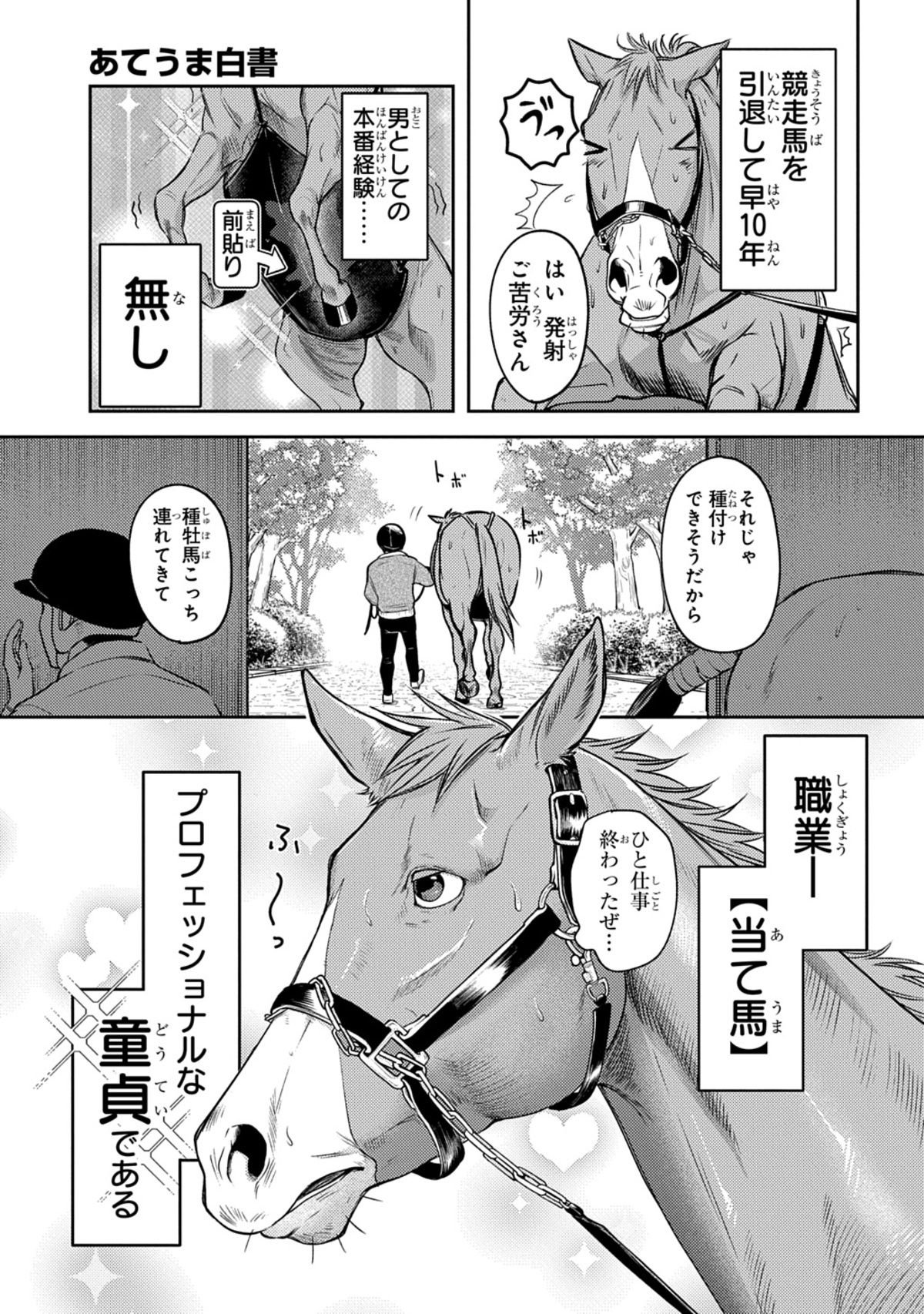 人知れず行われる馬たちのもう一つのレース「種付け」 たとえ血統表に 