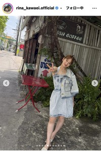 川栄李奈のインスタグラム＠rina_kawaei.officialより