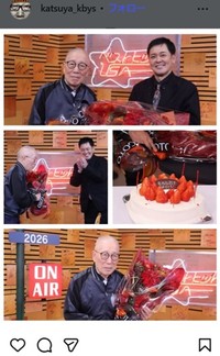 小林克也のインスタグラム＠katsuya_kbysより