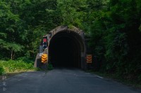 栗原さんが新潟で発見した隧道／一人旅研究会（@hitoritabiken）さん提供