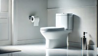 トイレの床にはクエン酸※画像はAIが作成したイメージです（さぼてん/stock.adobe.com）