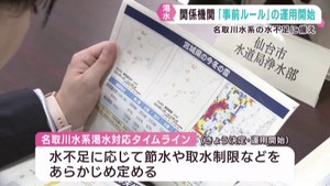 渇水時の関係機関対応ルール運用始まる　宮城・名取川水系