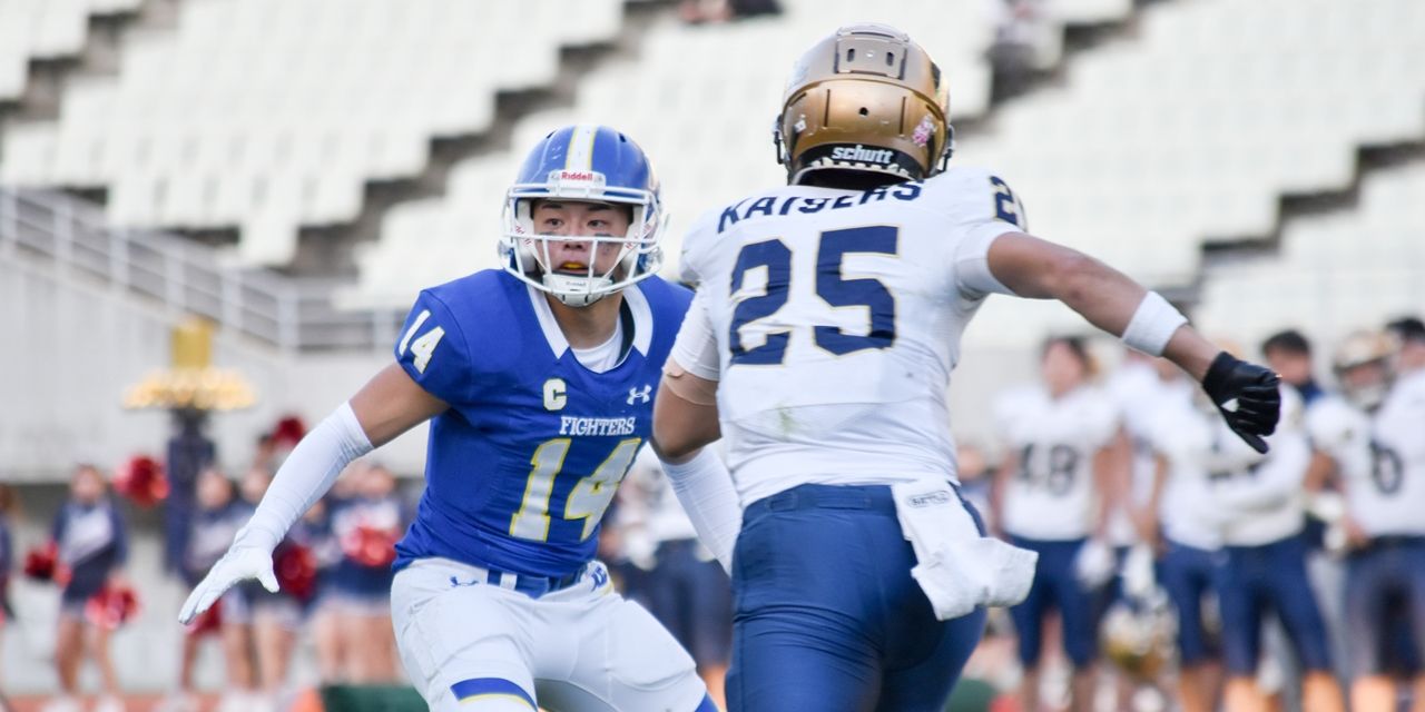 アメフト - 関西学院大DB礒田啓太郎 「ここから」のところで大けが