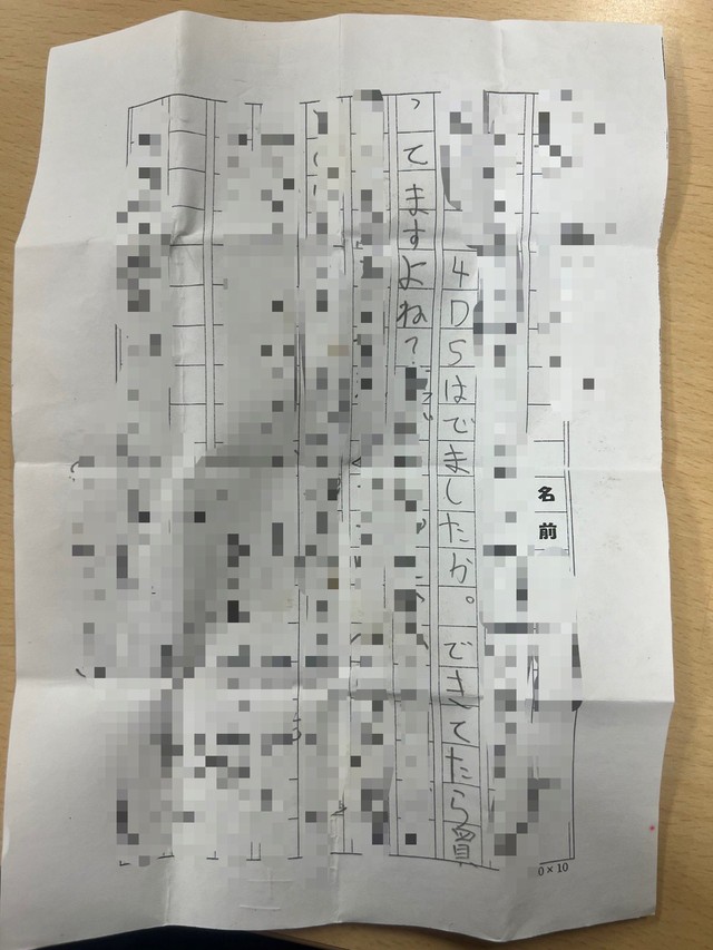 8年前の自分から4DSを買うように圧をかけられるなっつ。さん（提供：なっつ。さん）