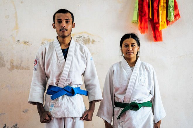 Nepali judoka defy prejudice with help from Japanese coach