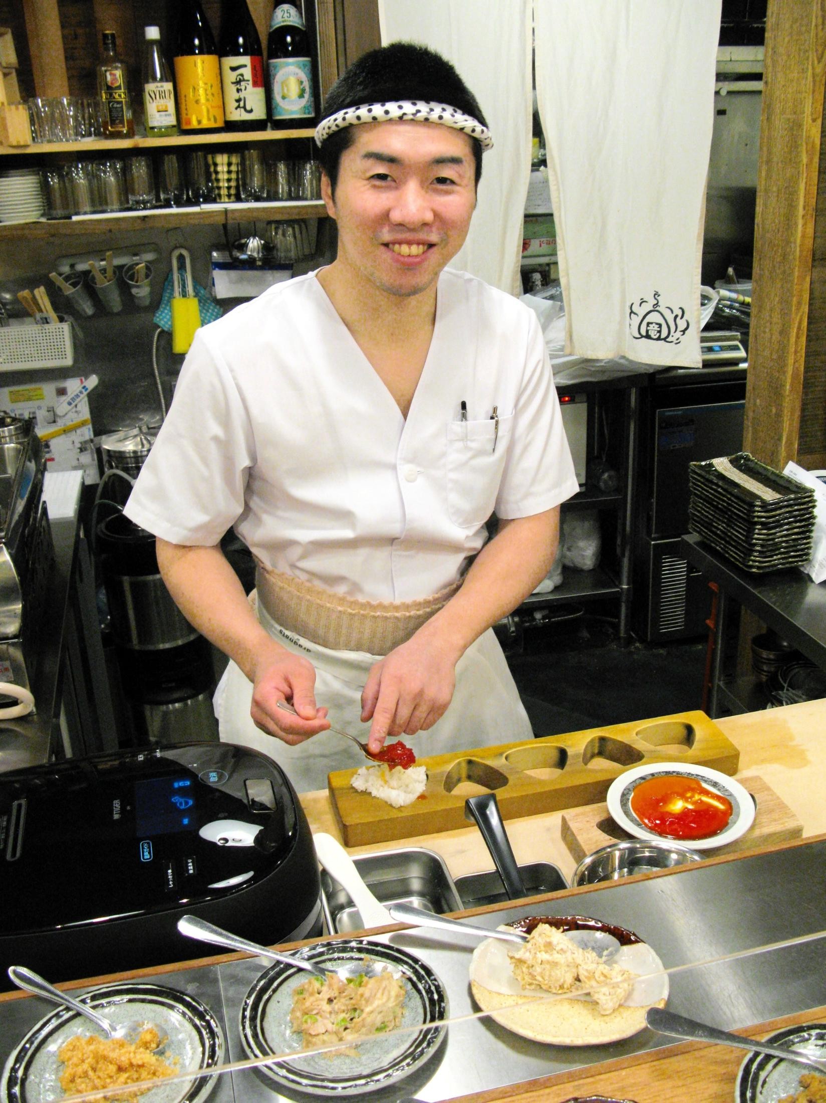 元世界王者が握る「おにぎり」の味 山中竜也氏は午前3時まで