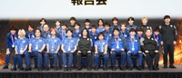 結果報告会に出席したeスポーツ部門の選手・監督たち