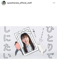 綾瀬はるかさんの公式スタッフ（@ayaseharuka_official_staff）のインスタグラムより