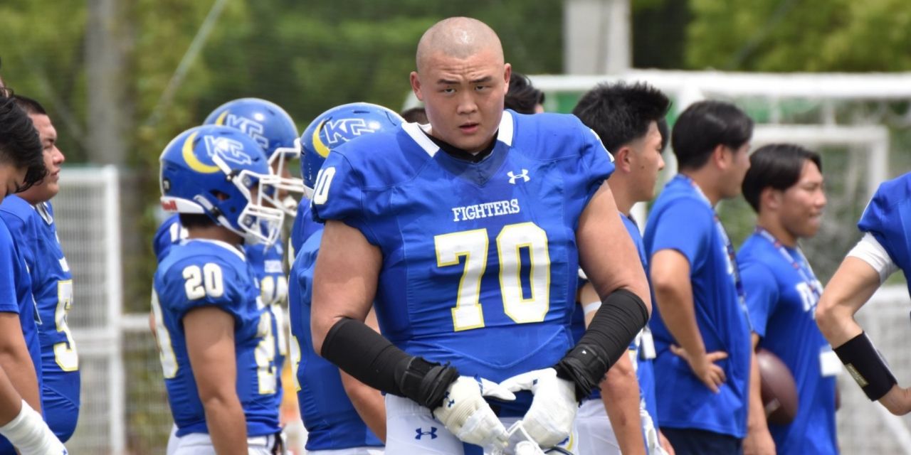 アメフト - 関西学院大・谷内志郎 オフェンスラインとして史上初の