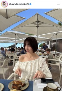 篠田麻里子のインスタグラム＠shinodamariko3より