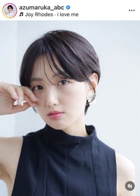 東留伽アナウンサーのインスタグラム＠azumaruka_abcより