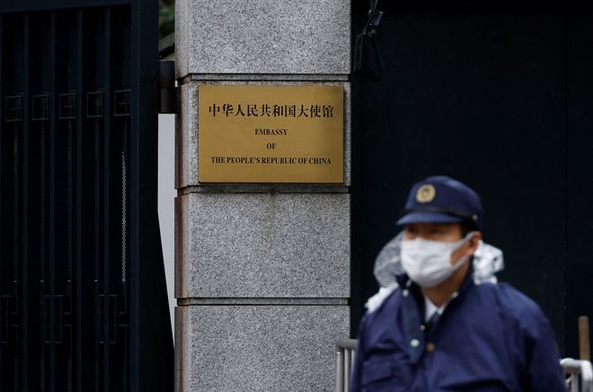 China demands Japan punish SDF officer who breached embassy in Tokyo