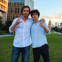 マシュー・マコノヒーと息子リーヴァイ