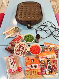 夜はたこパ、翌朝はアサイーボウルを食べたそう／85mikiさん（@85miki）提供