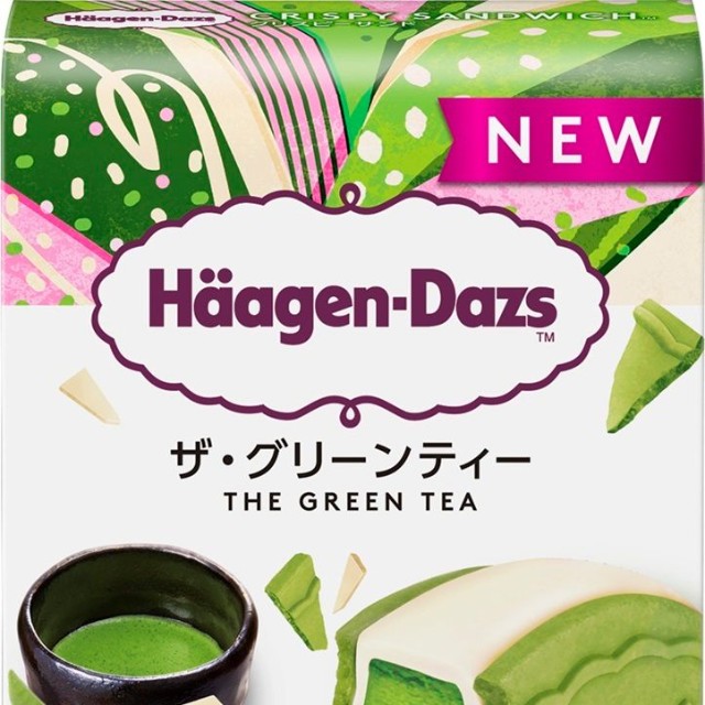 ハーゲンダッツ　クリスピーサンド「ザ・グリーンティー」